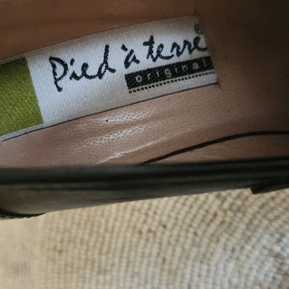 Pied a terre Women's Leather Heels made In Italy Siz.39 US 7.5.Like New - Picture 7 of 10